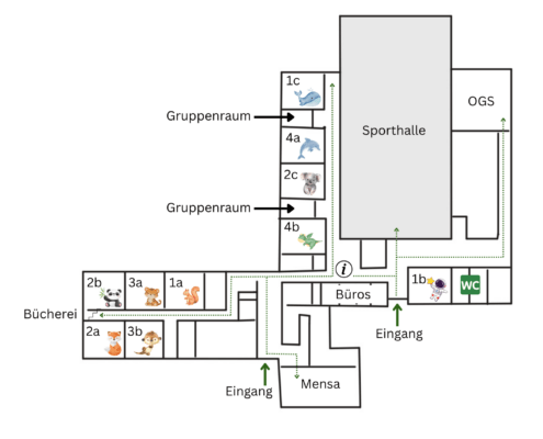Tag der offenen Tür Lageplan